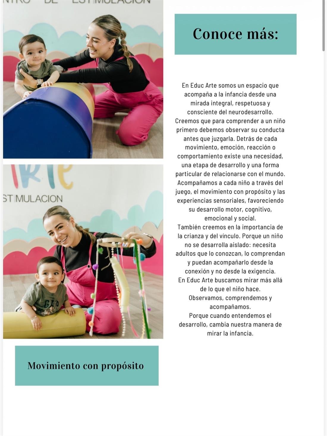 Trabajo de integración sensorial